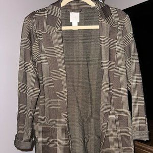 Casual Plaid H&M Blazer, size 8
